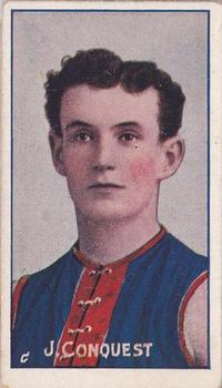 1907-08 Sniders and Abrahams Australian Footballers - Victorian League Players Series D #NNO Jim Conquest Front